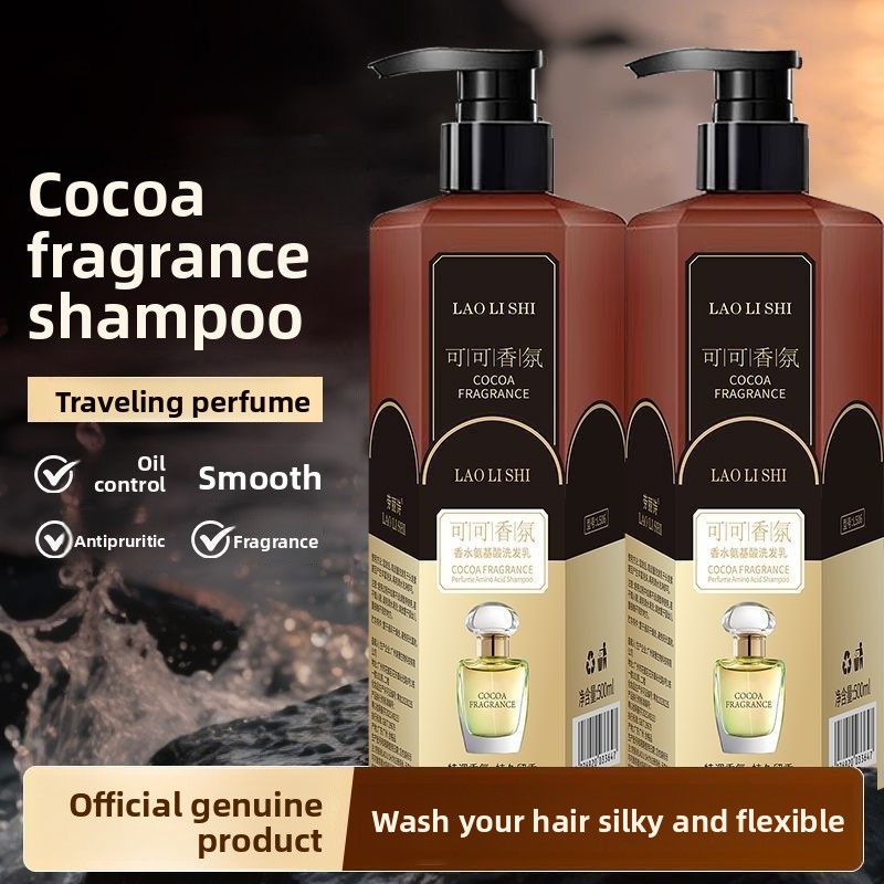 Perfume Fragrance Shampoo - Kakao-Parfüm-Shampoo, langanhaltender Duft, glatte Anti-Schuppen-Ölkontrolle, neu