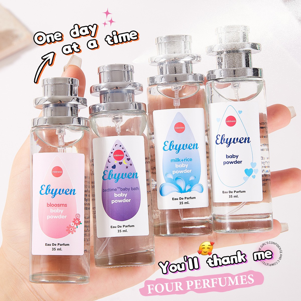 Perfume High Fragrance - Babymilchpulver-Damenparfüm, frisch, elegant, hochwertig, blumig und