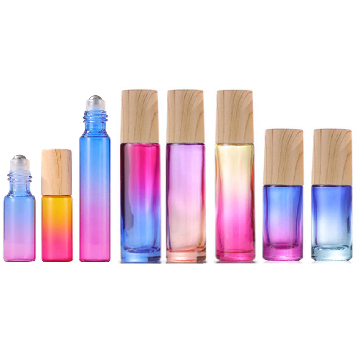 Attar Oil Roll On - 5x 10x Leere Glas-Roll-on-Flaschen 5ml /