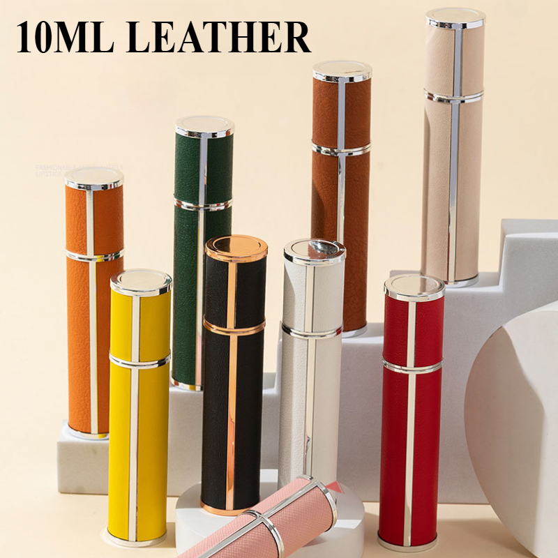 Perfume Fragrance Dispenser - 10 ml Leder-Parfümflasche, nachfüllbarer Parfümzerstäuber für