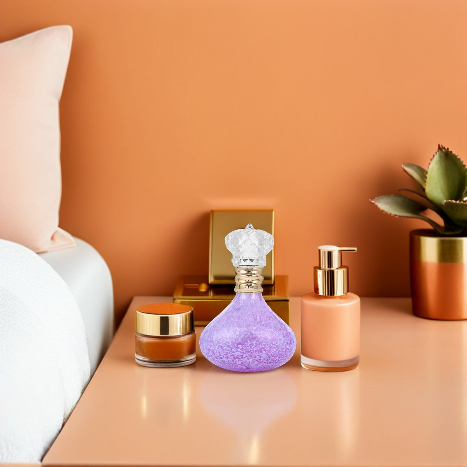 Perfume Top Fragrance - 5 Stück Parfümflaschenkappen, Sprühkopf-Ersatzverschlüsse für 15-mm-Halsdüsen,