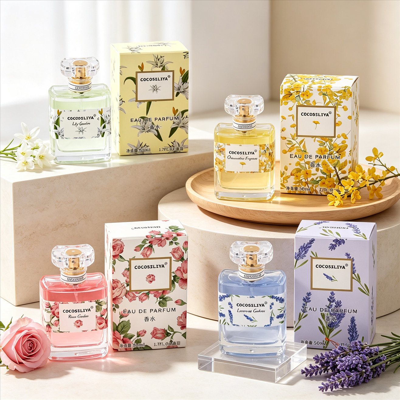 Perfume Top Fragrance - COCOSILIYA Damenparfüm, 1,7oz X 2er-Pack, Unisex-Duft,