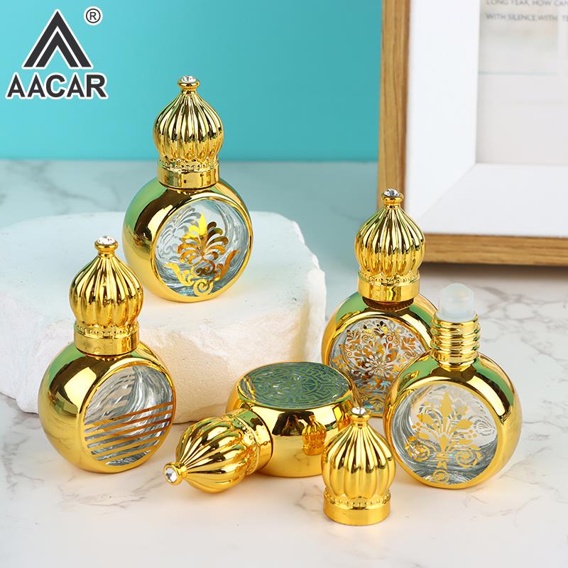 1pc 10ml Gold Arabisch Kristal – Attar Oil Roll On Bewertung und Preis
