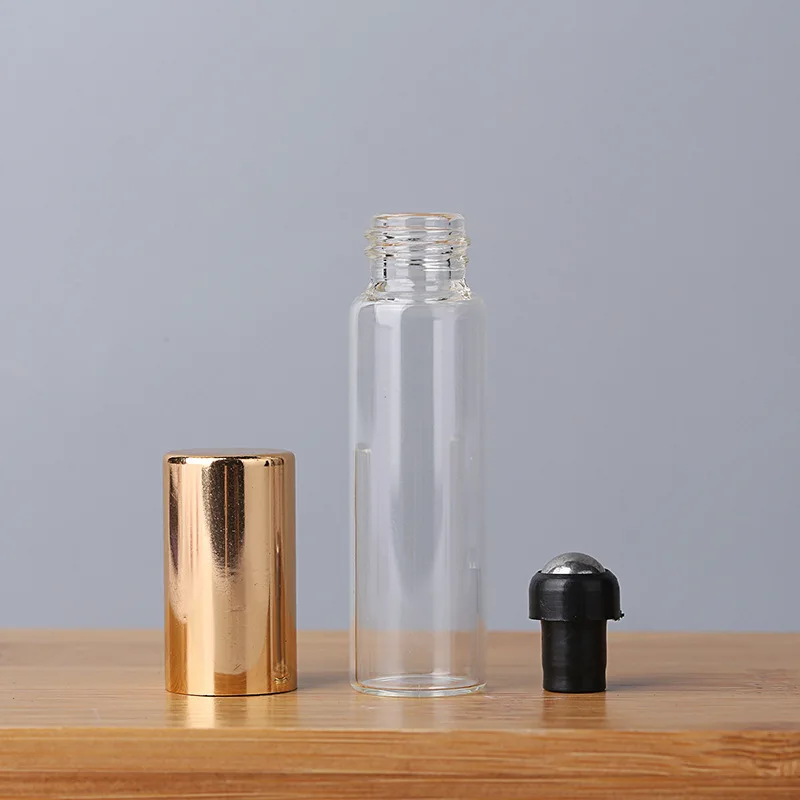 1–10 ml Glas-Roll-on-Flasche,  – Attar Oil Roll On Bewertung und Preis