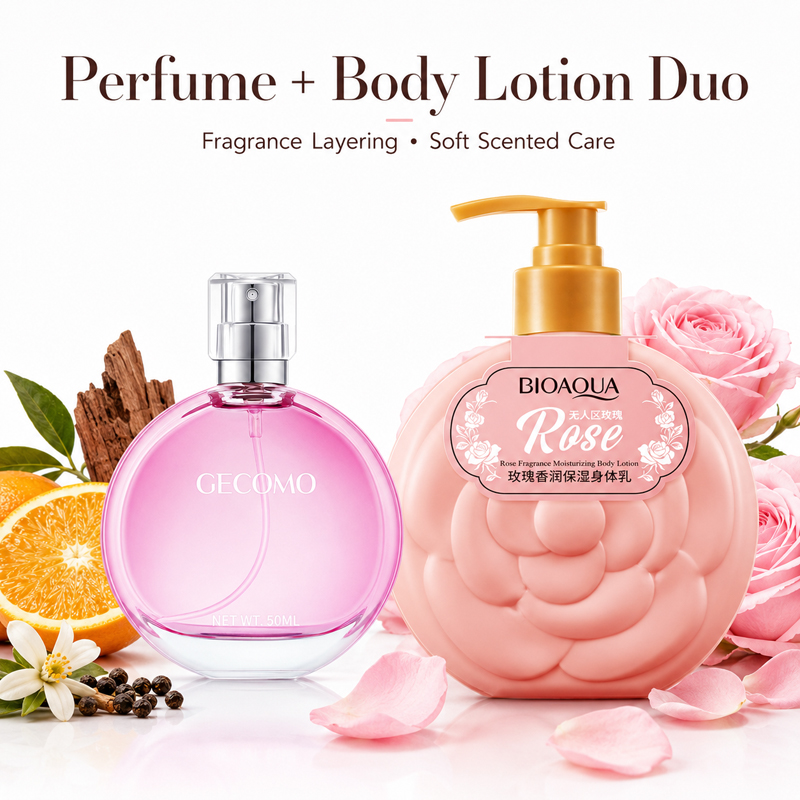 GECOMO Damen-Parfüm-Set 50ml + – Perfume Fragrance Lotion Bewertung und Preis