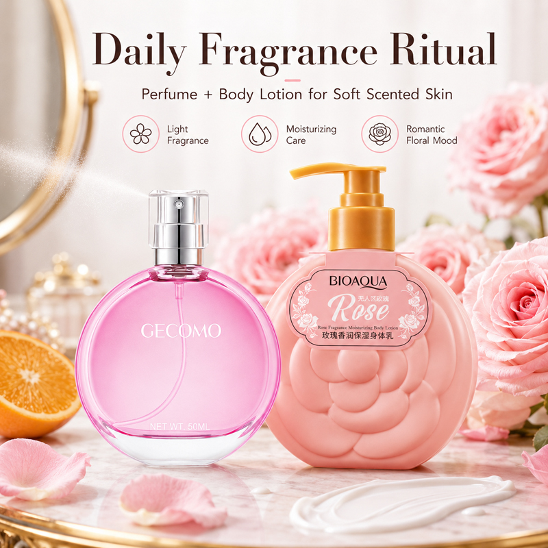 GECOMO Damen-Parfüm-Set 50ml + – Perfume Fragrance Lotion Bewertung und Preis