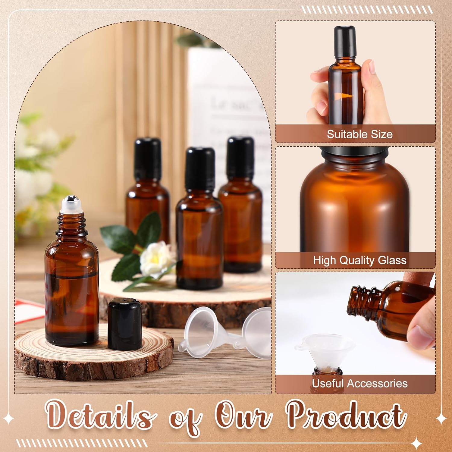 5/10/15/20/30/50/100 ml bernst – Attar Oil Roll On Bewertung und Preis