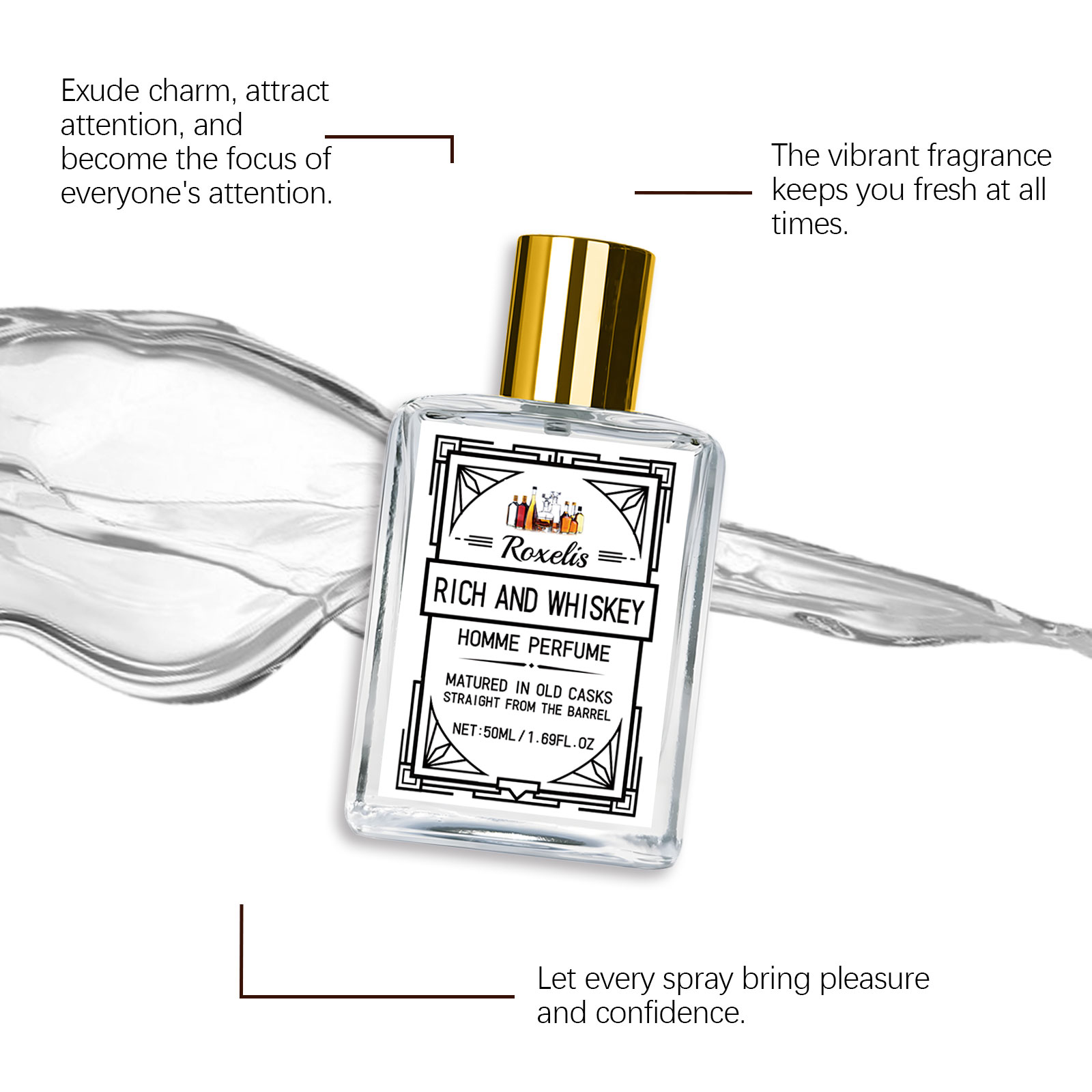 Roxelis 50ml Charm Whisky Herr – Perfume Fragrance Tous Bewertung und Preis